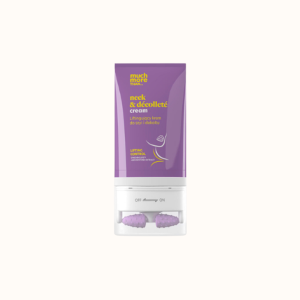 Crème raffermissante pour cou et décolleté violet