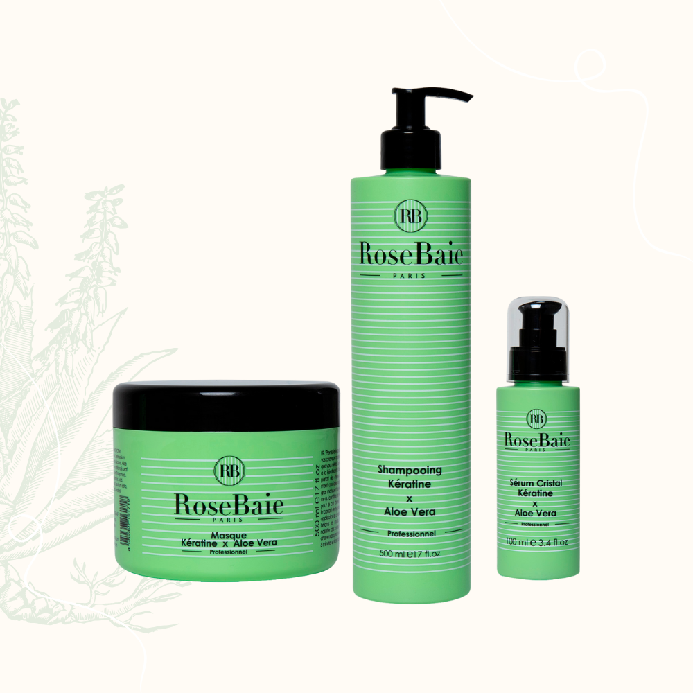 Gamme Aloe Vera X Kératine Rosebaie