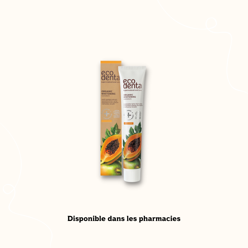 Dentifrice ECODENTA Blanchissant À La Papaye 75ml