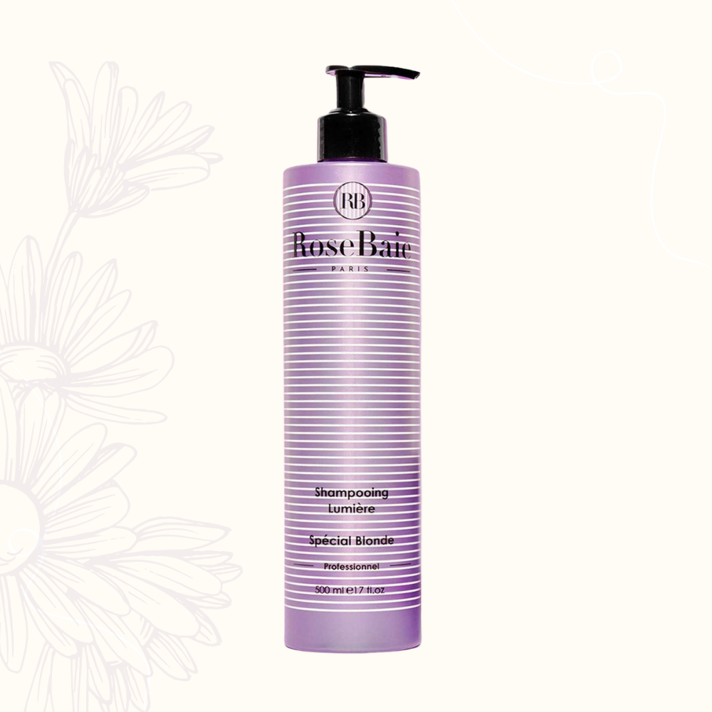 Shampoing CAMOMILLE X KÉRATINE Spécial Blonde ROSEBAIE 500ML