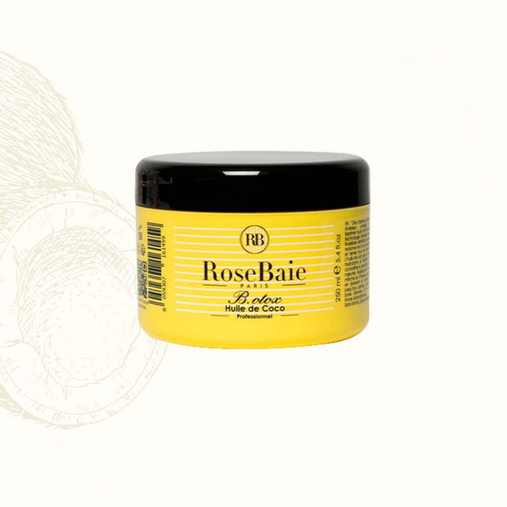 Botox capilaire à l’Huile de Noix de Coco X Kératine Rosebaie 250 ml