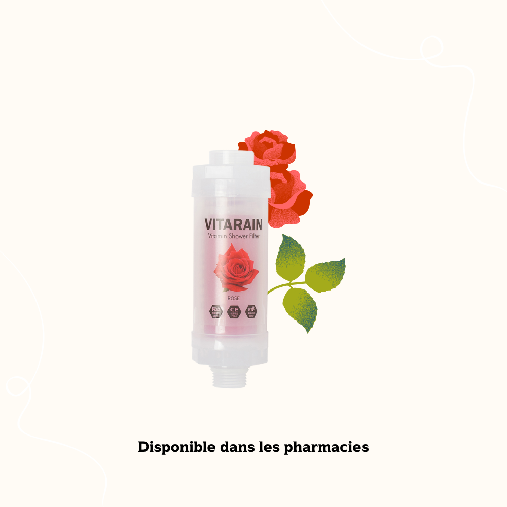 Filtre de douche vitamine – à la Rose