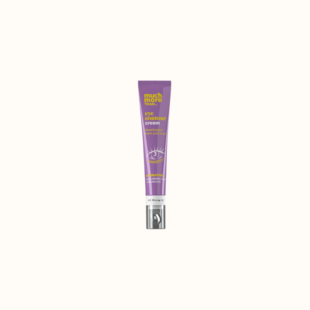 Crème hydratante pour la peau du contour des yeux violet