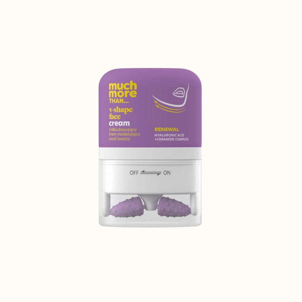Crème réparatrice pour le modelage de l’ovale avec masseur 50ml violet
